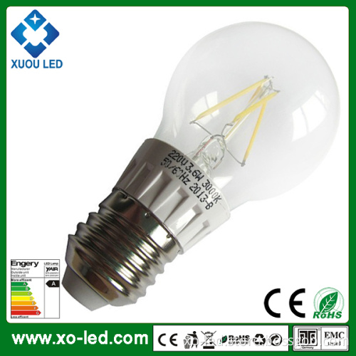 2800k Omnidirectional Lighting 3.6W A60 LED Filament Bulb
